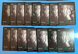 Innistrad Midnight Hunt full art non foil FOREST x30 mtg I Combine Ship see pics - Image 3