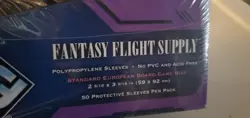 Fantasy Flight European Board Game Sleeves. Box of 10 packs, 500 sleeves total - Image 2