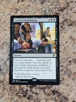 Capital Punishment - Conspiracy: Take the Crown - MTG - Rare - Magic Unplayed - Image 2