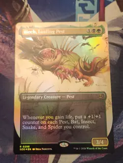 MTG Blech, Loafing Pest - Borderless FOIL - Secrets Of Strixhaven NM - Image 1
