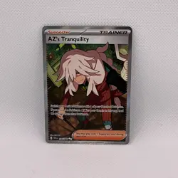 Pokemon TCG Trainer AZ's Tranquility 106/086 Me04: Chaos Rising Holo Support UR - Image 1