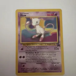 Pokemon TCG Mew Black Star Promo #8 Regular Promo Card LP Condition - Image 1