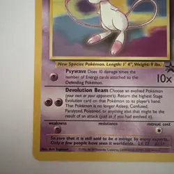 Pokemon TCG Mew Black Star Promo #8 Regular Promo Card LP Condition - Image 5