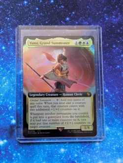 MTG Yuna, Grand Summoner 0192 Mythic Extended Art Foil FIC Final Fantasy NM - Image 3