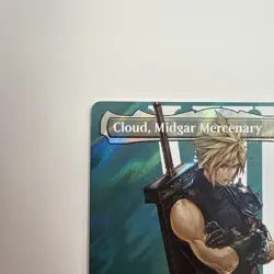 Cloud, Midgar Mercenary (Borderless) (Surge Foil) Final Fantasy Foil - Image 2