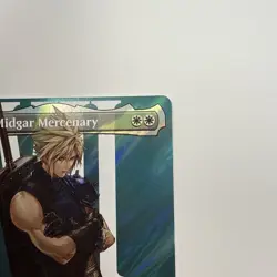Cloud, Midgar Mercenary (Borderless) (Surge Foil) Final Fantasy Foil - Image 3