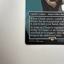 Cloud, Midgar Mercenary (Borderless) (Surge Foil) Final Fantasy Foil - Image 5