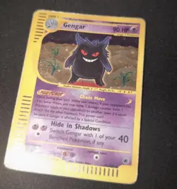 Pokemon Card- Gengar-Expedition-Holo-13/165-Rare-ENG Very Played - Image 1