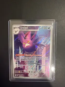 Crobat 093/086 Illustration Rare ME04: Chaos Rising Pokemon Near Mint - Image 1
