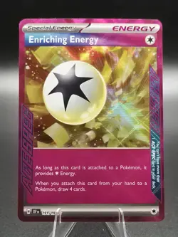 Enriching Energy 191/191 Sv08: Surging Sparks Holo Pokemon - NM - Image 1