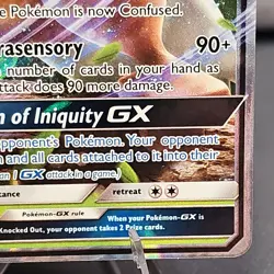 Pokemon Shiftry GX Ultra Rare Holo 14/168 SM Celestial Storm 2018 NM - Image 4