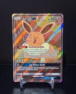Eevee GX SM233 Sun & Moon Black Star Promo Pokemon Card - Image 1