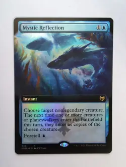 MTG Mystic Reflection (KHM) Kaldheim Extended Art Foil Rare 346 - Image 1