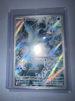 Articuno Journey Together 161/159 Illustration Rare 2025 Pokemon TCG Near Mint - Image 1