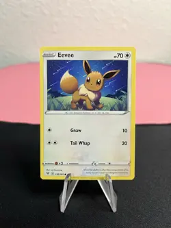 Eevee 130/185 Pokemon Swsh04: Vivid Voltage Common Trading Card - NM - Image 1