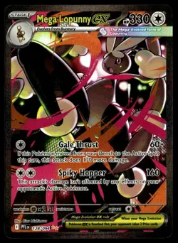Pokemon TCG ME02: Phantasmal Flames #128/094 Mega Lopunny ex NM - Image 1