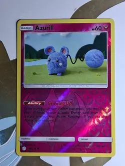 Azurill 146/236 SM Cosmic Eclipse Reverse Holo Common English 2019 60 HP Basic - Image 1