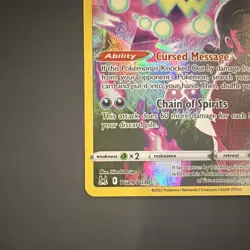 Spiritomb TG09/TG30 - Lost Origin Trainer Gallery Holo Rare Pokemon Card - Image 2