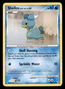 Shellos East Sea 106/132 Common Secret Wonders Pokemon Moderately Played - Image 1
