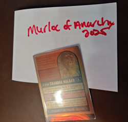 Chandra Nalaar | Secret Lair Drop | The Baseballing | 0748 | FOIL | Autographed - Image 3