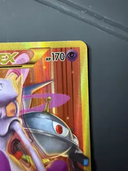 2016 Pokemon XY Breakthrough Mewtwo EX 164/162 Full Art Secret Rare LP/MP - Image 3