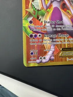 2016 Pokemon XY Breakthrough Mewtwo EX 164/162 Full Art Secret Rare LP/MP - Image 5