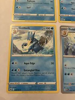 Lot Of 6 Psyduck and Golduck Pokemon Cards - Image 2
