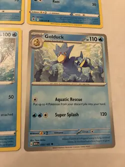 Lot Of 6 Psyduck and Golduck Pokemon Cards - Image 3