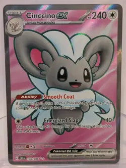 Pokemon TCG Cinccino Full Art 105/086 Chaos Rising Ultra Rare NM - Image 1