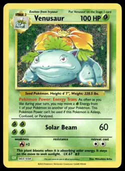 Pokemon TCG Classic #003/034 Venusaur NM - Image 1