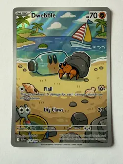 Pokemon TCG Dwebbble Illustration Rare Card 129/086 Black Bolt - Image 1