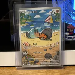 The Pokemon Company Dwebble 129/086 Sv: Black Bolt Illustration Rare Holo 70 HP - Image 1