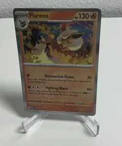 Pokemon - Prismatic Evolutions - 013/131 - Flareon - Holo Rare - NM/M - Image 1