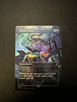 Rhystic Study (Anime Borderless) Wilds of Eldraine: Enchanting Tales Foil - Image 3