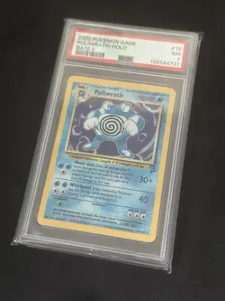 Poliwrath Holo 15/130 2000 Pokemon Base Set 2 Vintage WOTC PSA 7 NM - Image 4