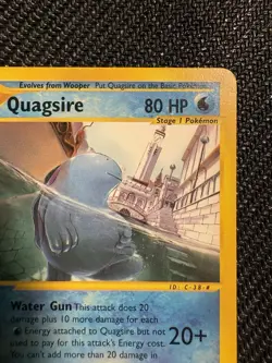 Pokemon TCG Quagsire Aquapolis E-Reader Rare 30/147 WOTC 2002 LP Condition - Image 3