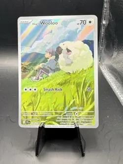 Pokemon TCG Hop's Wooloo 170/159 Journey Together Near Mint Condition - Image 1