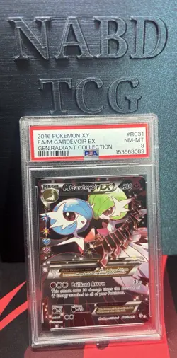 Pokemon Gardevoir EX Full Art RC31 Generations: Radiant Collection Graded PSA 8 - Image 1