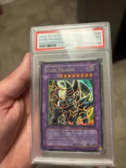 Yu-Gi-Oh 2003 Dark Paladin MFC-105 1st Edition PSA 7 Near Mint - Image 3