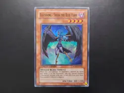 Yugioh - Blackwing - Shura the Blue Flame RGBT-ENPP2 Super Rare - Image 1