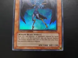 Yugioh - Blackwing - Shura the Blue Flame RGBT-ENPP2 Super Rare - Image 3