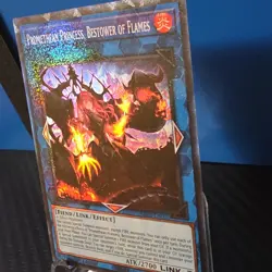 Yu-Gi-Oh! Promethean Princess RA03-EN050 Quarter Century Link Holo Fiend - Image 3