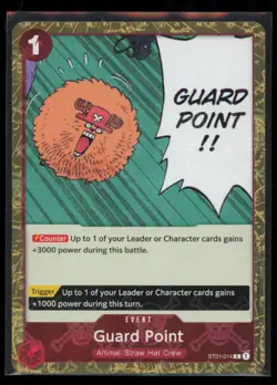 Guard Point (Jolly Roger Foil) ST01-014 One Piece Premium Booster -The Best- NM - Image 1