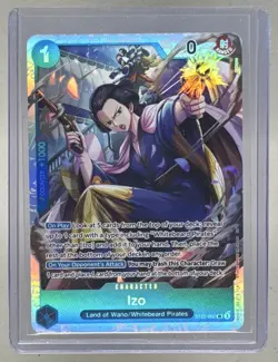 Izo 2024 One Piece Starter Deck 22 #002 Super Rare B - Image 1