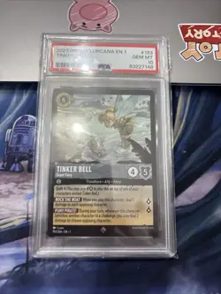 Disney Lorcana First Chapter Tinker Bell 193/204 Giant Fairy PSA 10 - Image 1