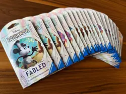 Disney Lorcana TCG: Fabled Set Lot of 20 Sleeved Booster Packs Factory Sealed - Image 1
