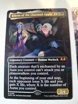 MTG - Eriette of the Charmed Apple Extended Art- Wilds of Eldraine - Image 1