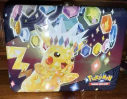 Pokemon 2024 Pikachu Tin Lunch Box W/ Promos and accessories only - Image 1