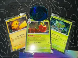 Pokemon 2024 Pikachu Tin Lunch Box W/ Promos and accessories only - Image 3