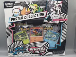 Pokemon TCG Black Bolt & White Flare Poster Collection Box - Image 1